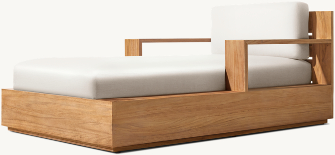 Marbella Teak Chaise