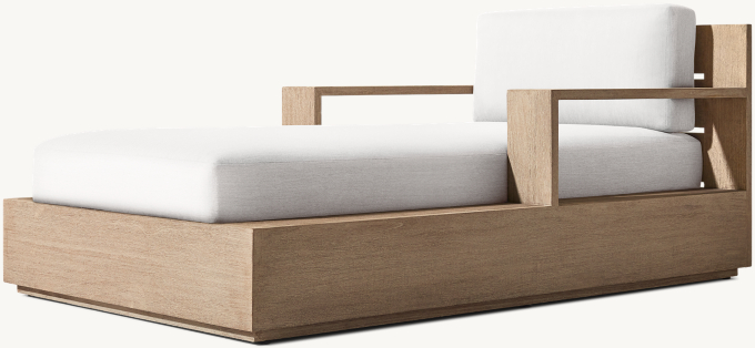 Marbella Teak Chaise