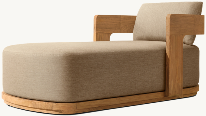 Bronte Teak Chaise