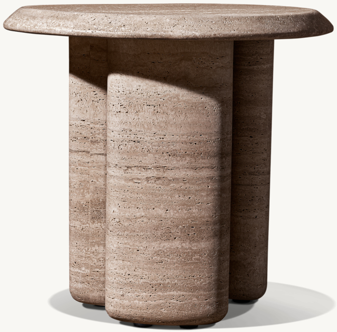 Leon Stone Organic Side Table