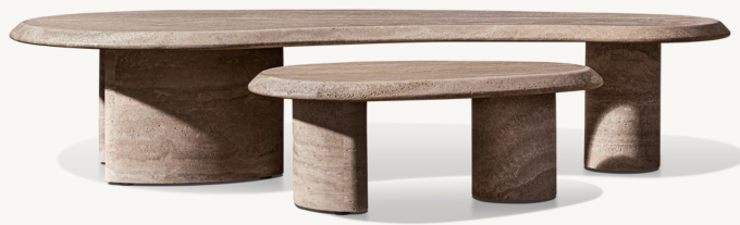 Leon Stone Nesting Coffee Table