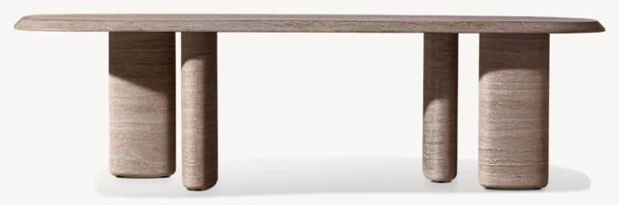 Leon Stone Rectangular Dining Table