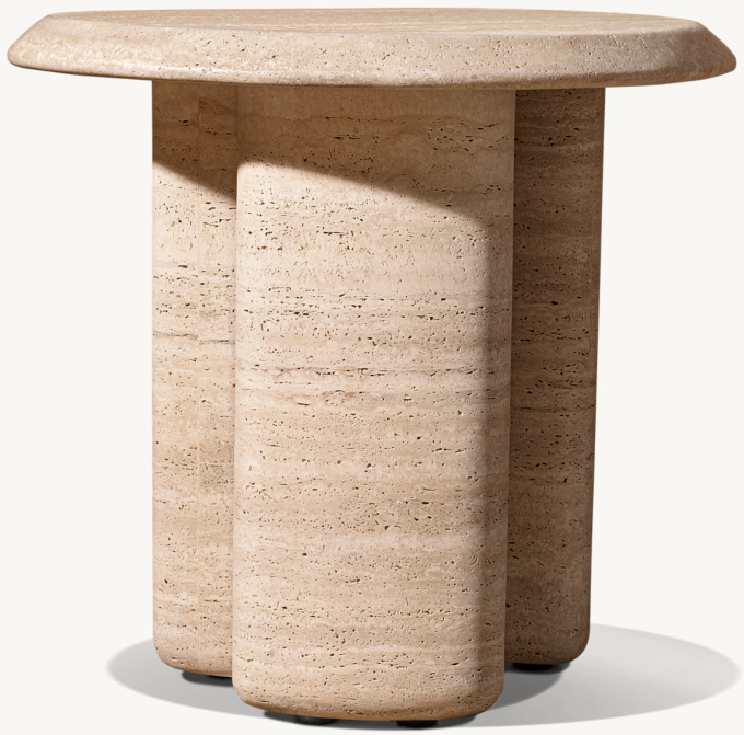 Leon Stone Organic Side Table