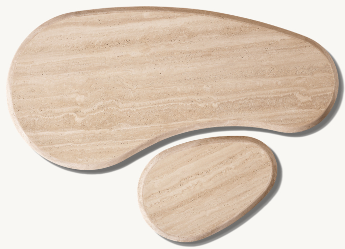 Leon Stone Nesting Coffee Table | RH