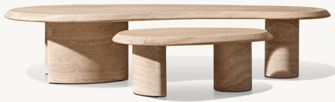 Leon Stone Nesting Coffee Table