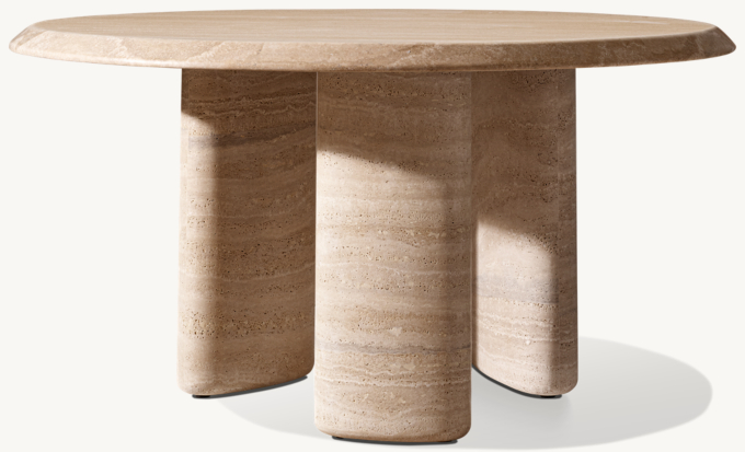 Leon Stone Round Dining Table