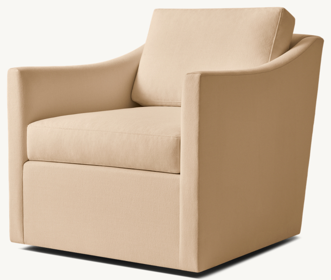 Oliver Slope Arm Swivel Chair