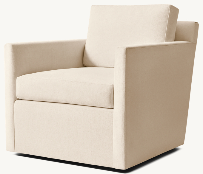 Oliver Track Arm Swivel Chair