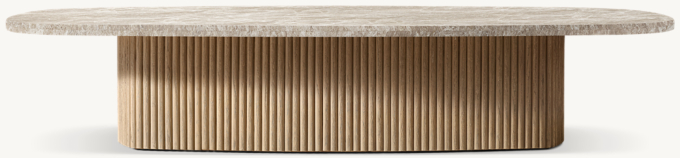 Mulholland Emperador Pedestal Coffee Table