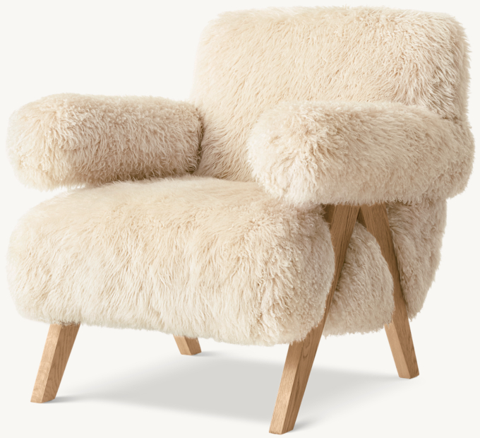 Jakob Sheepskin Lounge Chair