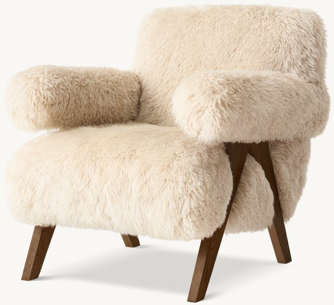 Jakob Sheepskin Lounge Chair