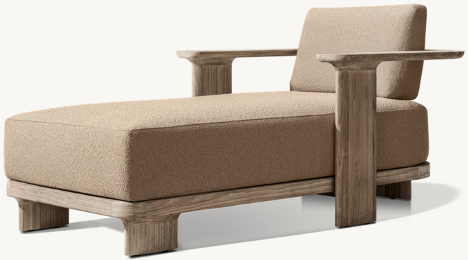 Dune Teak Chaise