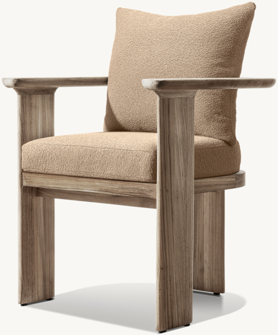 Dune Teak Dining Armchair | RH
