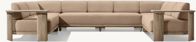 Dune Teak Customizable Sectional