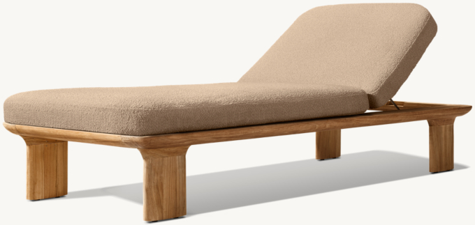 Dune Teak Adjustable Chaise