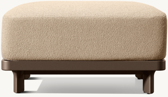 Dune Aluminum Ottoman