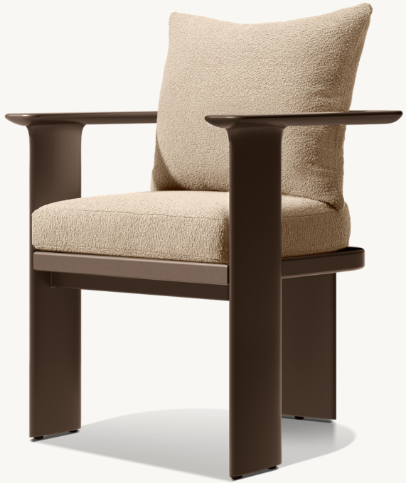 Dune Aluminum Dining Armchair