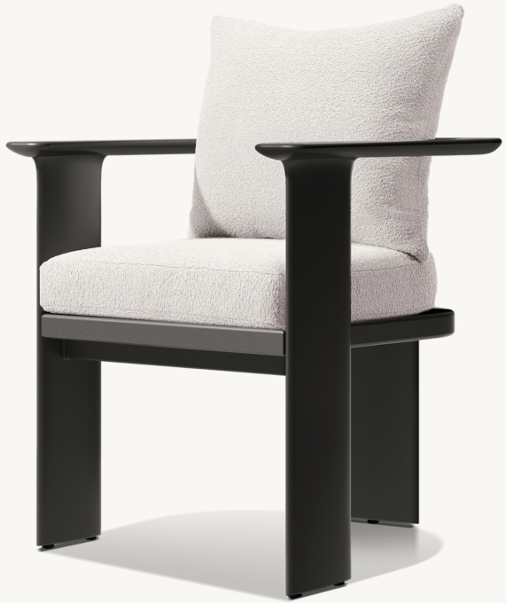 Dune Aluminum Dining Armchair