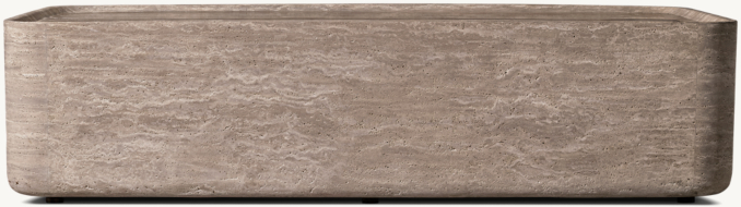 Front view of Mylo Rectangular Coffee Table 