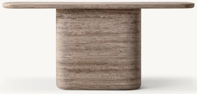 Shown in Silver Travertine.