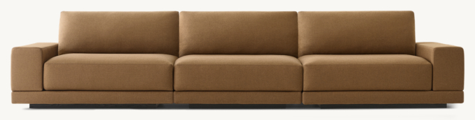 Cortona Modular Full Cushion Back 3-Piece Sofa