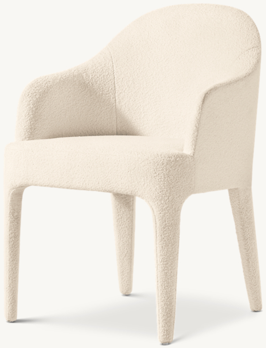 Shown in Natural Performance Bouclé.