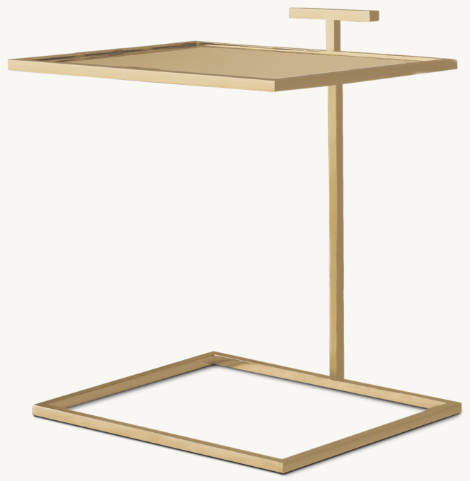 1930s Martini Square Side Table