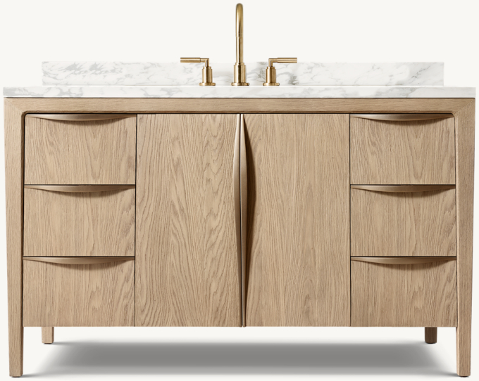 Gael Oak Single Extra-Wide Vanity