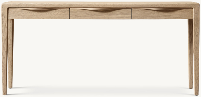 Gael Oak Console Table with Drawers
