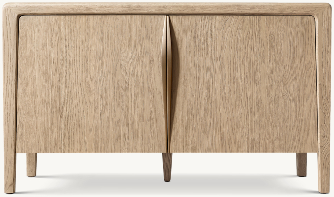 Gael Oak Double-door Media Console