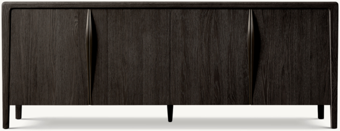Front view of Gael Oak 4-Door Sideboard 