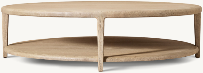 Gael Oak Round Coffee Table