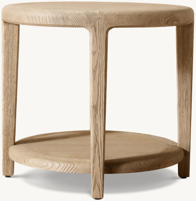 Gael Oak Round Side Table