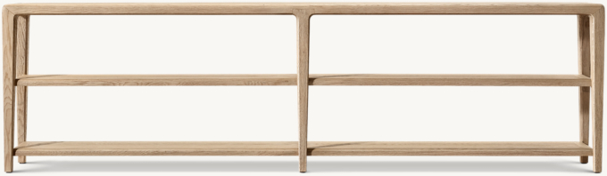 Gael Oak Low Console Table