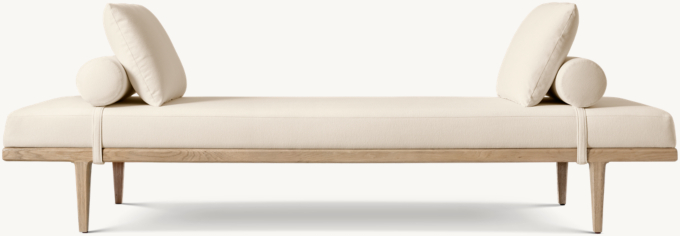Gael Oak Fabric Panel Daybed