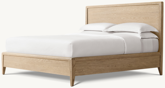 Gael Oak Panel Bed