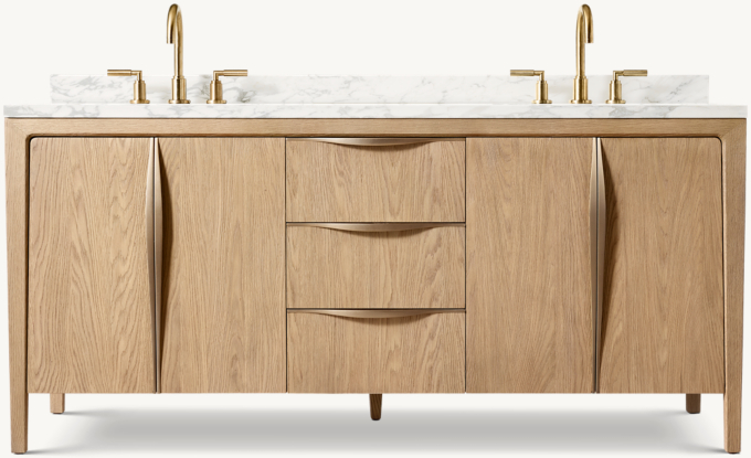 Gael Oak Double Vanity