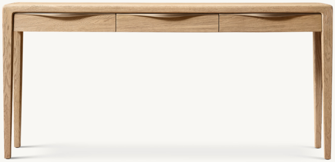 Gael Oak Console Table with Drawers