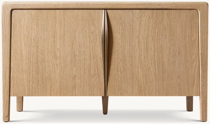 Gael Oak Double-door Media Console