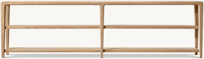 Gael Oak Low Console Table