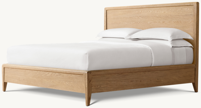 Gael Oak Panel Bed