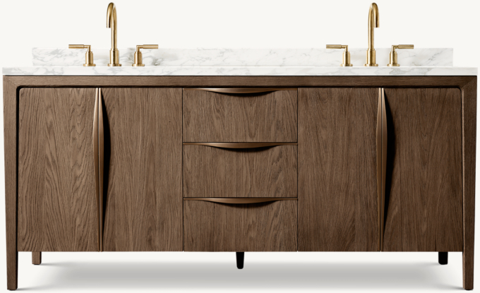 Gael Oak Double Vanity