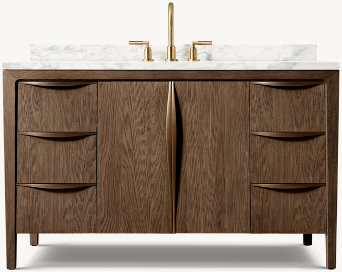 Gael Oak Single Extra-Wide Vanity