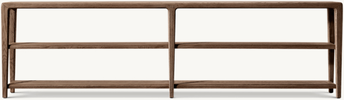 Gael Oak Low Console Table