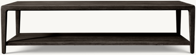 Front view of Gael Oak Coffee Table 