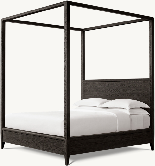 Gael Oak Canopy Bed