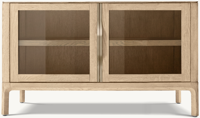 Padua Glass Double-door Media Console