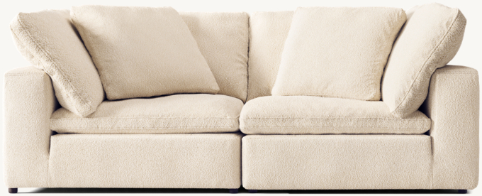 【未使用】The Sofakingdom / Return of The Sof S320 Texan Grey 4pcs Sectional - Eve Furniture