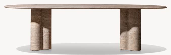 Shown in Silver Travertine.