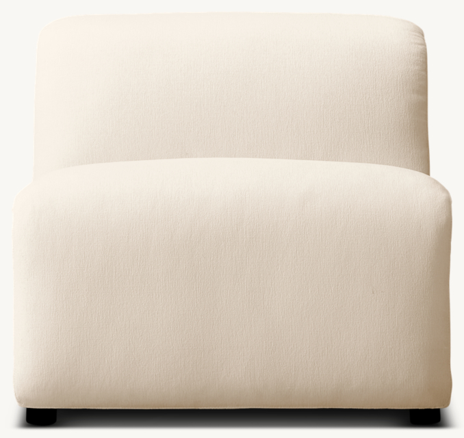 Front view of Lennon Recliner Armless Chair 